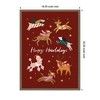 Kate & Laurel All Things Decor Sylvie Framed Canvas Happy Holidays by Aislinn Simmonds Duchess Plum - 2 of 4
