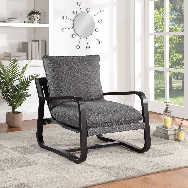Comfort Pointe Barcelona Sling Chair Fabric with Metal Frame, 3 of 10