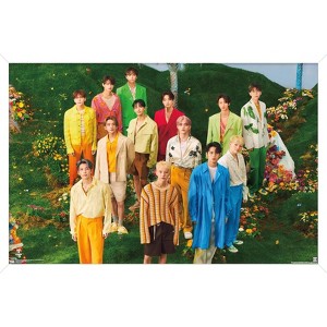 Trends International SEVENTEEN 4th Album Repackage 'SECTOR 17' / NEW BEGINNING Ver. Framed Wall Poster Prints - 1 of 4