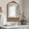 PexFix Classic Carved Arch Wood Frame with Rattan Bottom Wall Mirror - image 2 of 4