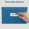 Avery Multi-Use Removable Labels, 1" x 3", Print or Write ID Labels, White, 3-Pack, 750 Labels Total (35436) - 3 of 4