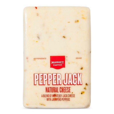 Pepper Jack Natural Cheese - Price Per lb. - Market Pantry™