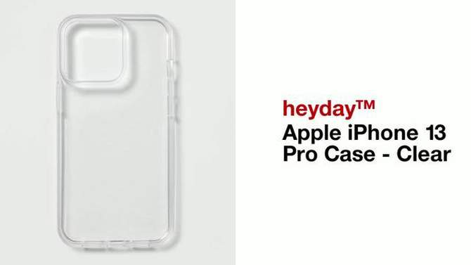 Apple iPhone 13 Pro Case - heyday&#8482; Clear, 2 of 4, play video