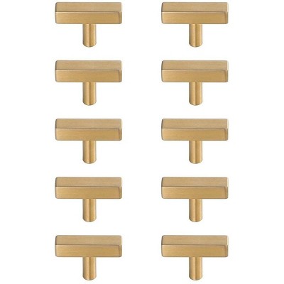 Elegant Lighting Dior Brass T Bar Pull Multipack (set of 10)