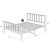 ALEXOUN Full Size Metal Platform Bed Frame with Headboard & Footboard,Sturdy Metal Frame,Under Bed Storage,No Box Spring Needed,for Bedroom,Apartment - 3 of 4