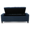 PAGED 51" Storage Ottoman Bench,Tufted End of Bed Bench with Lift Top,Ottoman with Storange for Living Room,Entryway - 3 of 4