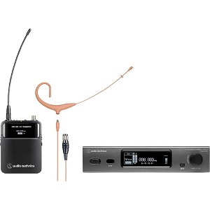 Audio-Technica 3000 Series (4th Gen) Network Enabled UHF Wireless with BP892xcH-TH MicroSet Omnidirectional Condenser Headworn Microphone - 1 of 4