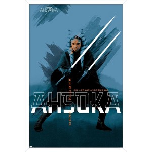 Trends International Star Wars: Ahsoka - Blue Framed Wall Poster Prints - 1 of 4