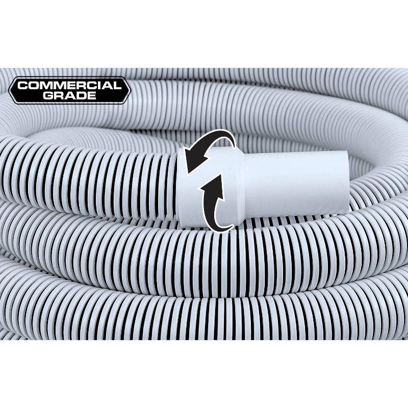 Poolmaster Commercial In Ground 1.5&#39;&#39; x 45&#39; Swimming Pool Vacuum Hose with Swivel Cuff, 4 of 7