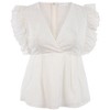 VENUS Womens Eyelet Ruffle Tank - 4 of 4