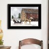 "Dashing Through The Snow" by Billy Jacobs, Ready to Hang Framed Print, Black Frame - 4 of 4
