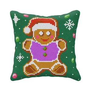 Orchidea Needlepoint Cushion. Cross stitch kit 