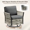 Buenhomino Outdoor Wicker Patio Conversation Furniture Set - 4 of 4