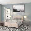 Emma and Oliver Button Tufted Upholstered Platform Bed - 2 of 4