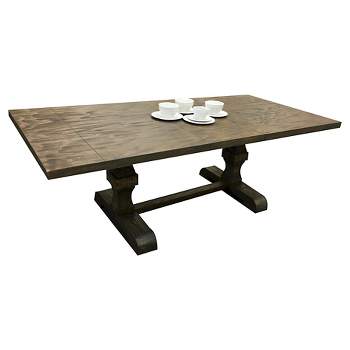 Landon Extendable Dining Table Wood/Salvage Brown - Acme Furniture