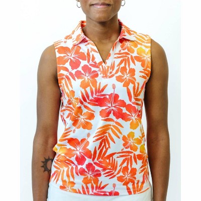 Women's Sleeveless Golf Polo - Yatta Golf