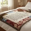 Broken Chain Cotton Woven Throw – Memorial Verse by Manual Woodworkers and Weavers - 3 of 3
