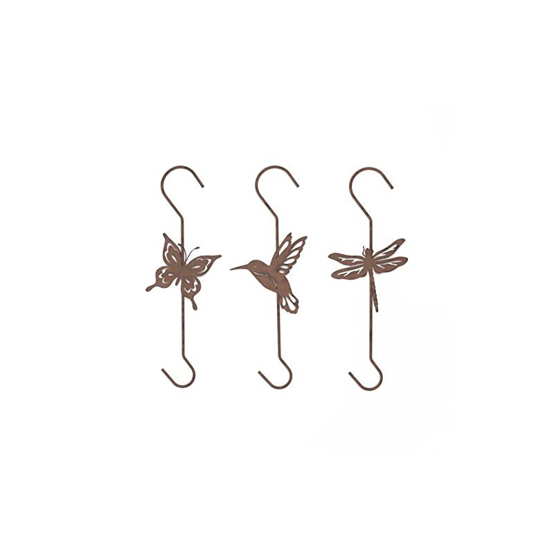 The Lakeside Collection Set of 3 Metal Plant Hangers - S Hooks for Hanging Plants Indoors and Outdoors Pot Hangers 3 Pieces, 3 of 6