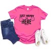 The Juniper Shop SmileyWorld Just Happy To Be Here Youth Short Sleeve Tee - 3 of 4