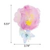 Unique Bargains Flowers Pattern Hair Clip 5.51"x3.74" Rose Purple 1 Pc - 4 of 4