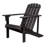 Westport Outdoor Patio Traditional Acacia Wood Adirondack Chair - JONATHAN Y