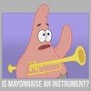 Men's SpongeBob SquarePants Patrick Mayonnaise Instrument Quote Pull Over Hoodie - 2 of 4