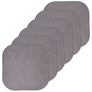 Alexis Memory Foam No Slip Back 16" x 16" Chair Pad Cushion by Sweet Home Collection® - 1 of 4
