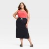 Women's Leisure Studio French Terry Midi Pencil Skirt - Universal Thread™ - 3 of 3