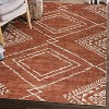 ReaLife Rugs Machine Washable Padded Diamond Jax Rug Orange - 3 of 4