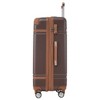 Maggift 4 PCS Bag and Luggage Sets, with 4 Spinner Wheels Lightweight Suitcase, Suitable for business trips and travel, Brown, 20.1"*12.4"*30.3" - 3 of 4