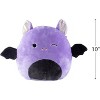 Squishmallows 10" Joldy The Purple Bat Plush - Collectible Soft & Squishy Bat Stuffed Animal Toy - Gift for Kids, Girls & Boys - 4 of 4
