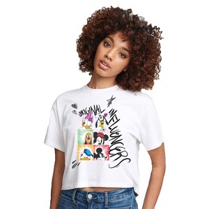 Women's - Disney - Original Influencers Cropped Graphic T-Shirt - 1 of 4