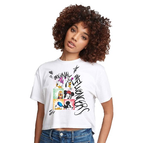 Women's - Disney - Original Influencers Cropped Graphic T-Shirt - image 1 of 4