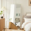 Wade 71"x 31" Full Length Oversized Floor Mirror Bedroom Dressing Mirror Standing Hanging Aluminum Alloy Thin Frame - The Pop Home - 4 of 4