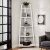 Hommoo 5-Tier Corner Shelf, 70" Tall Corner Ladder Shelf Small Bookshelf - 2 of 4