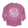 Simply Sage Market Women's Be Mine Circle Long Sleeve Garment Dyed Tee - 2 of 4