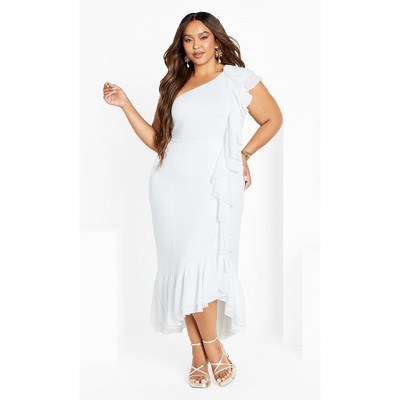 Women's Plus Size Izabela Maxi Dress - ivory | CITY CHIC