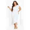 Women's Plus Size Izabela Maxi Dress - ivory | CITY CHIC - 2 of 4