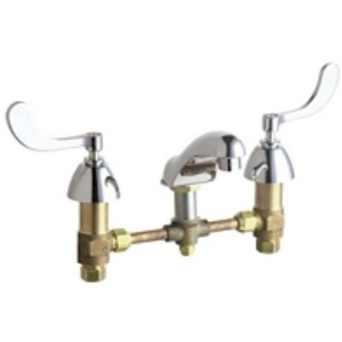 Chicago Faucets 404 V317ab Widespread Bathroom Faucet With 8