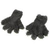 Unique Bargains Gray Car Wash Mitt Microfiber Glove Double Sided Dirt Washing Tool 11.02"x9.65" Green 1 Pair - 3 of 4