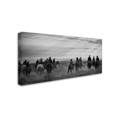 Trademark Fine Art -Dan Ballard 'Riding Out' Canvas Art