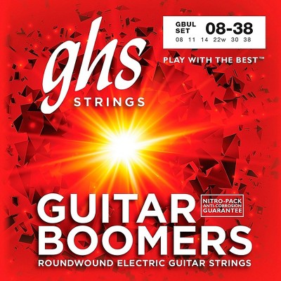 GHS GBUL Boomers Ultra Light Electric Guitar Strings