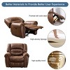 Bestier Electric Recliner Chair with Breathable Bonded Leather, Classic Single Sofa Home Theater Reclining Seating with USB Port, Comfortable Armrest - 4 of 4