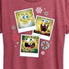 Women's - SpongeBob SquarePants - Christmas Photo Collage Short Sleeve Graphic T-Shirt - 2 of 4