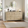 Dresser for Bedroom with 7 Drawers, 54" Wide Modern Chest of Drawers with Metal Handle, Wood Drawer Organizer for Bedroom, Living Room, Hallway - 3 of 4