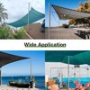 Yescom 8 Ft Sun Shade Sail Pole Post Canopy Awning Deck Patio Backyard with Pole Bracket Clamp Powder Patio Outdoor 96" Silver - 2 of 4