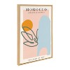 23" x 33" Sylvie Travel Poster Morocco No.1 by Chay O Framed Wall Canvas Natural - Kate & Laurel All Things Decor - 2 of 4