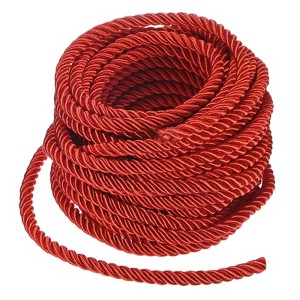 Unique Bargains Soft Polyester Decorative Cord Twisted Rope Trim 1 Pc - 1 of 4