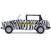 1974 Volkswagen Thing (Type 181) "Safari Adventure" Black and Zebra Stripes "Club Vee-Dub" 1/64 Diecast Model Cars by Greenlight - 2 of 4