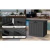 Sersper 30-230 Gallon Deck Box for Indoor & Patio Use, Lockable Waterproof Resin, UV Resistant - Holiday Gift (2 Pack) - image 3 of 4